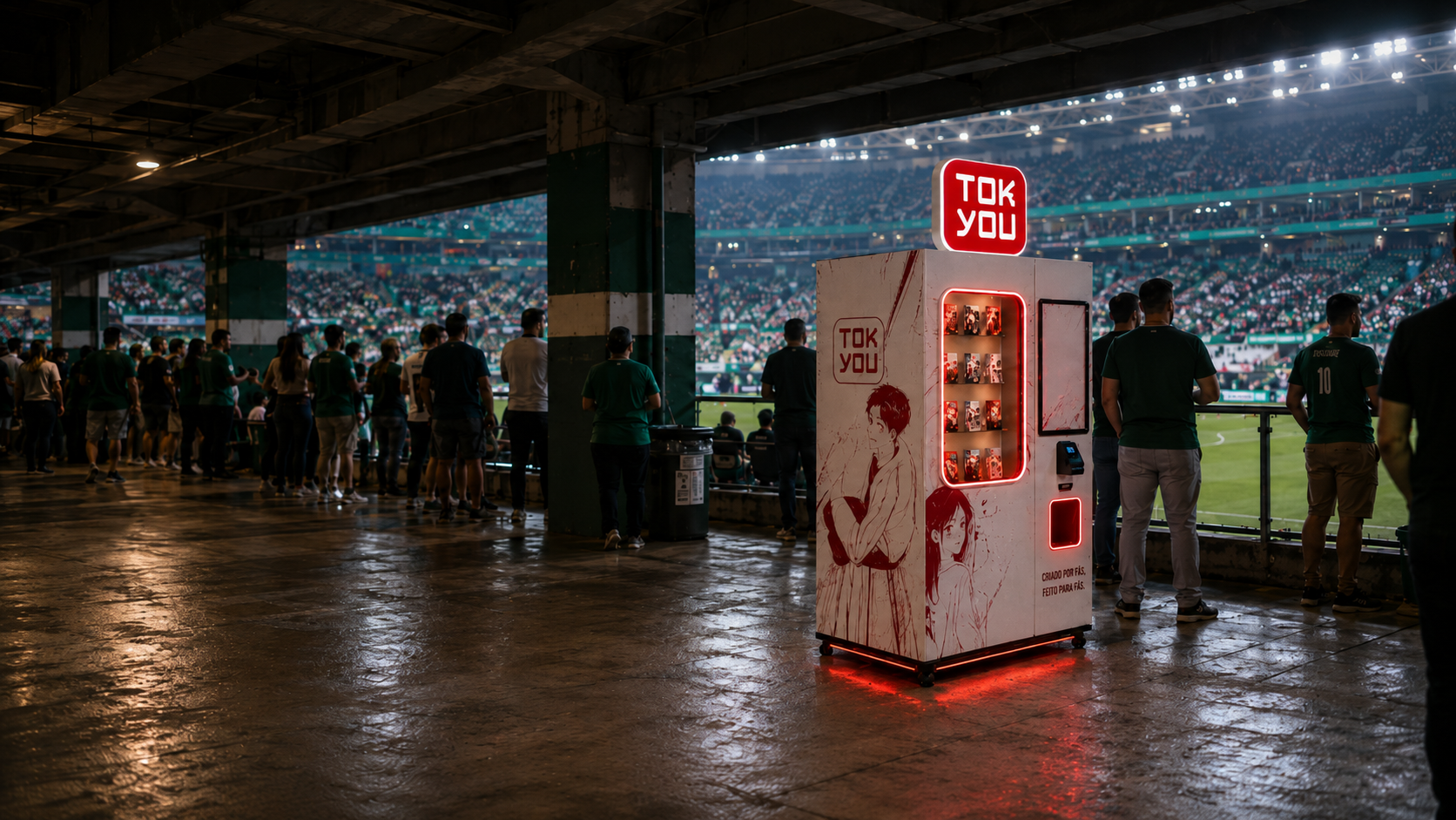Estação TokYou em estádio